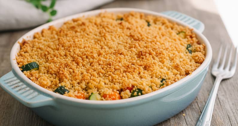 Crumble de légumes surgelés à l'Airfryer
