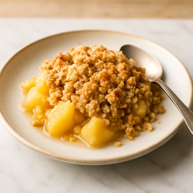 Crumble aux pommes Golden à l'air fryer